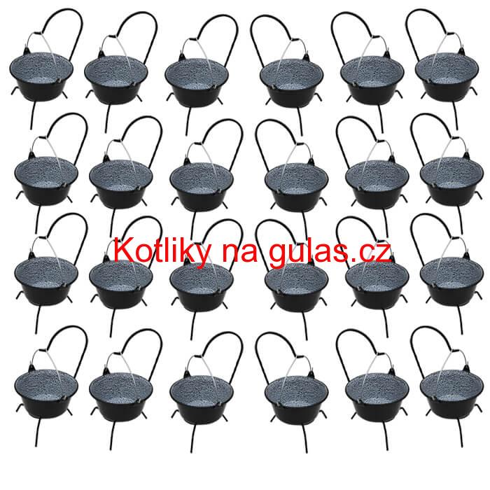 Servírovacia súprava SMALT BLACK 24 ks