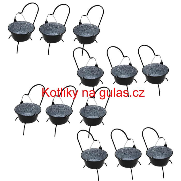 Servírovací souprava SMALT BLACK 12 ks