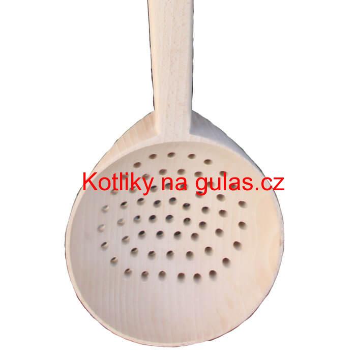 Veliká naběračka - vařečka - děrovaná