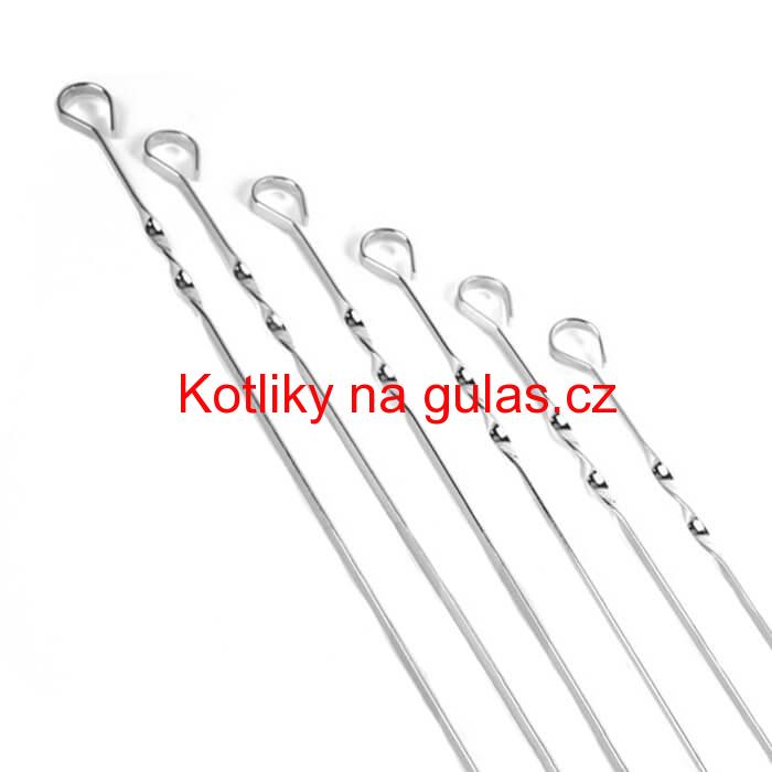 Jehly na špízy 6 ks