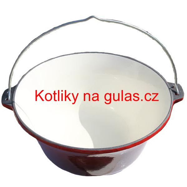 Litinový kotlík 16 L - smaltovaný povrch