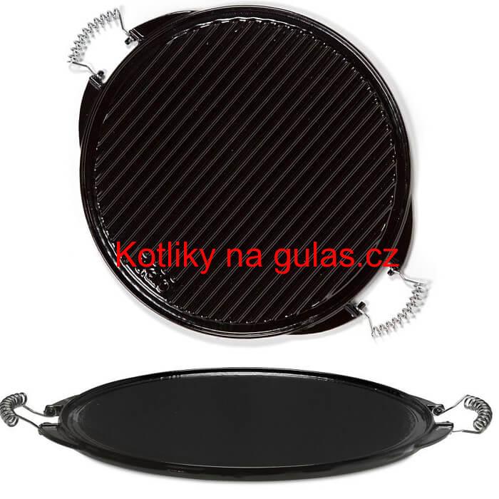 Litinová grilovací deska VACA SMALT 43 cm