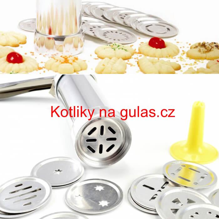 Strojek na vykrajování drobného cesta