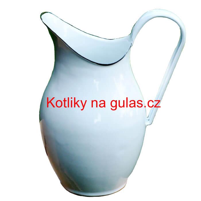 Smaltovaná konvice na vodu 2 L BÍLÁ