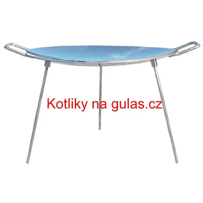 Nerezová pánev s nožičkami 55 cm BBQ