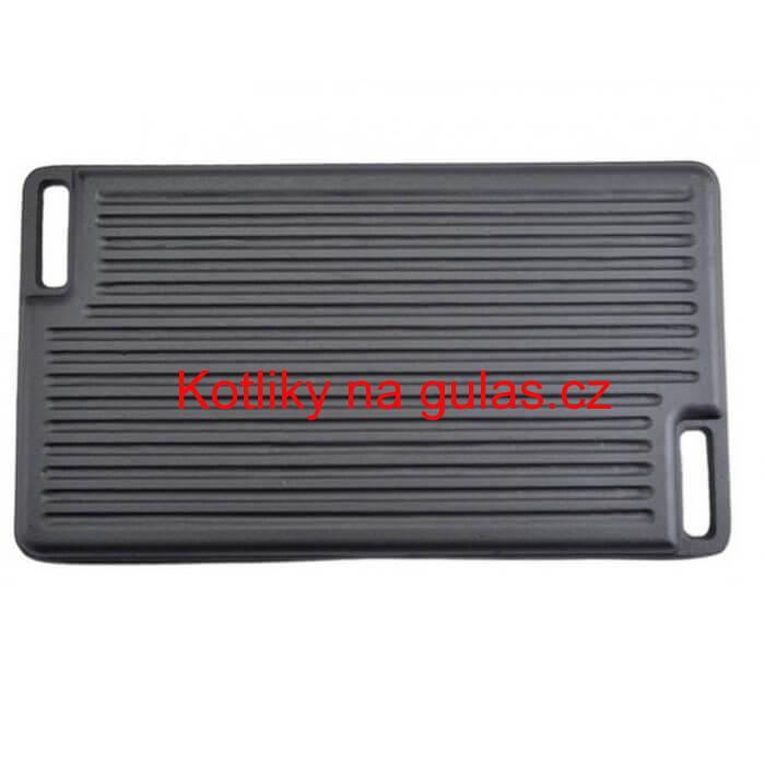 Litinová grilovací deska 45 x 26 cm