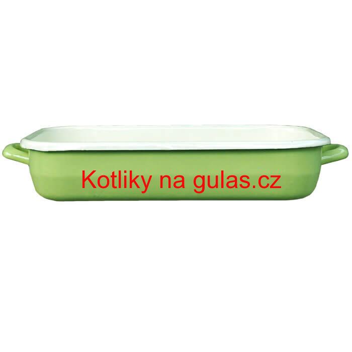 Smaltovaný pekáč 46 x 24 cm GREEN