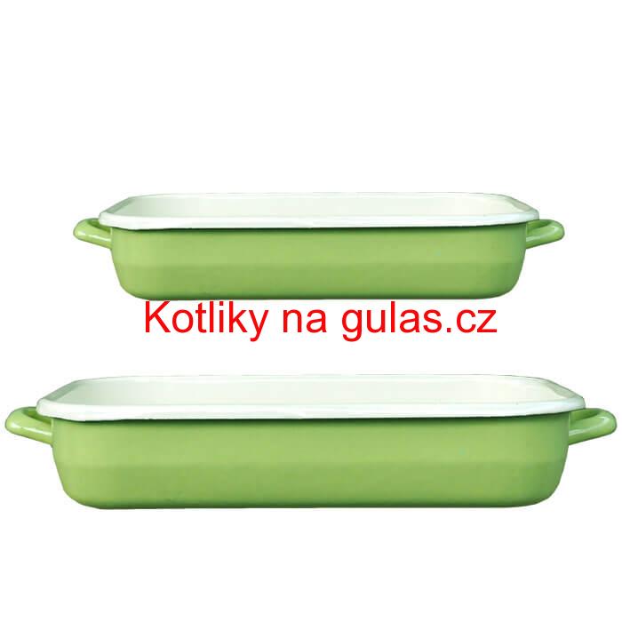 Smaltované pekáče GREEN 2 ks
