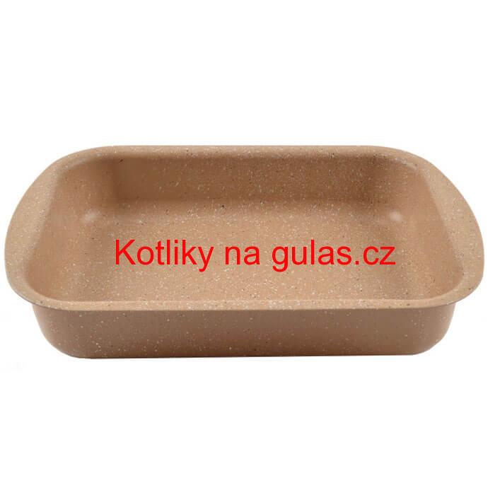 Pekáč s granitovým povrchem 34 x 24 cm hnědý Granit Line