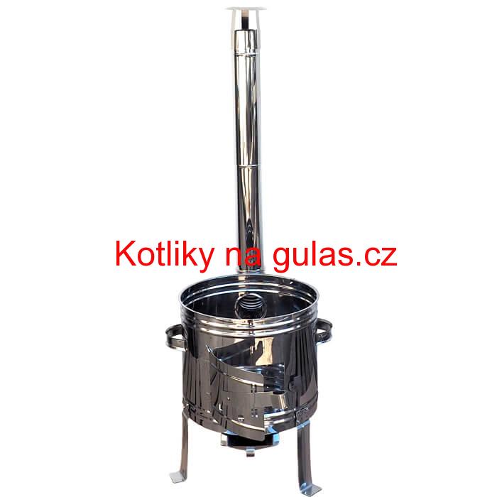 Nerezová kotlina s povrchovou antikorovou úpravou 36 cm INOX