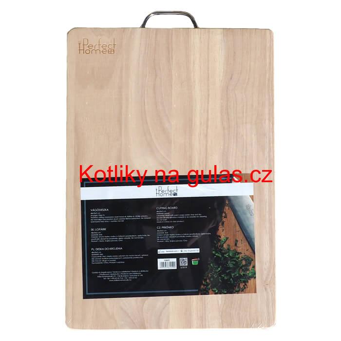 Dřevěné, masivní prkénko 48 x 33 cm