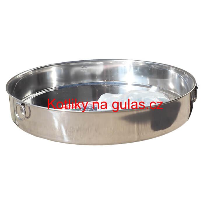 Nerezová pánev s řetízkem na grilování 36 cm INOX