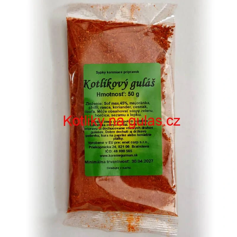 Kotlíkový guláš - pikantní směs koření 50 g