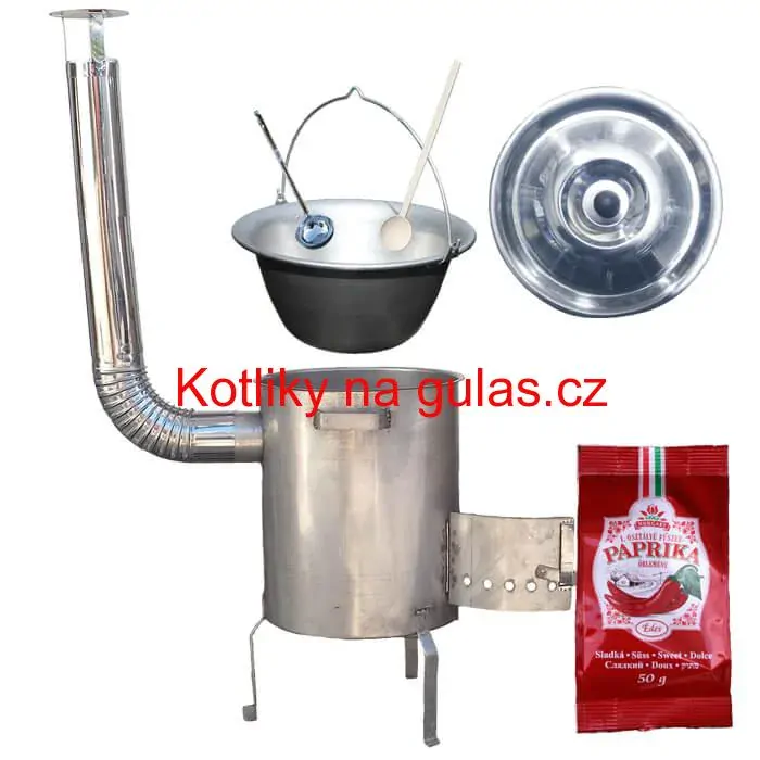 Nerezový kotlík 20 L (1,5 mm) + nerezová kotlina (1,5 mm) 39 cm STRONG EXCLUSIVE