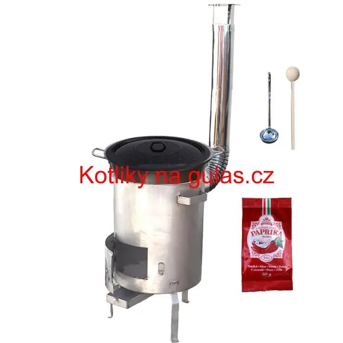 Nerezový kotel 40 L (1,2 mm) + nerezová kotlina (1,5 mm) 45 cm STRONG EXCLUSIVE