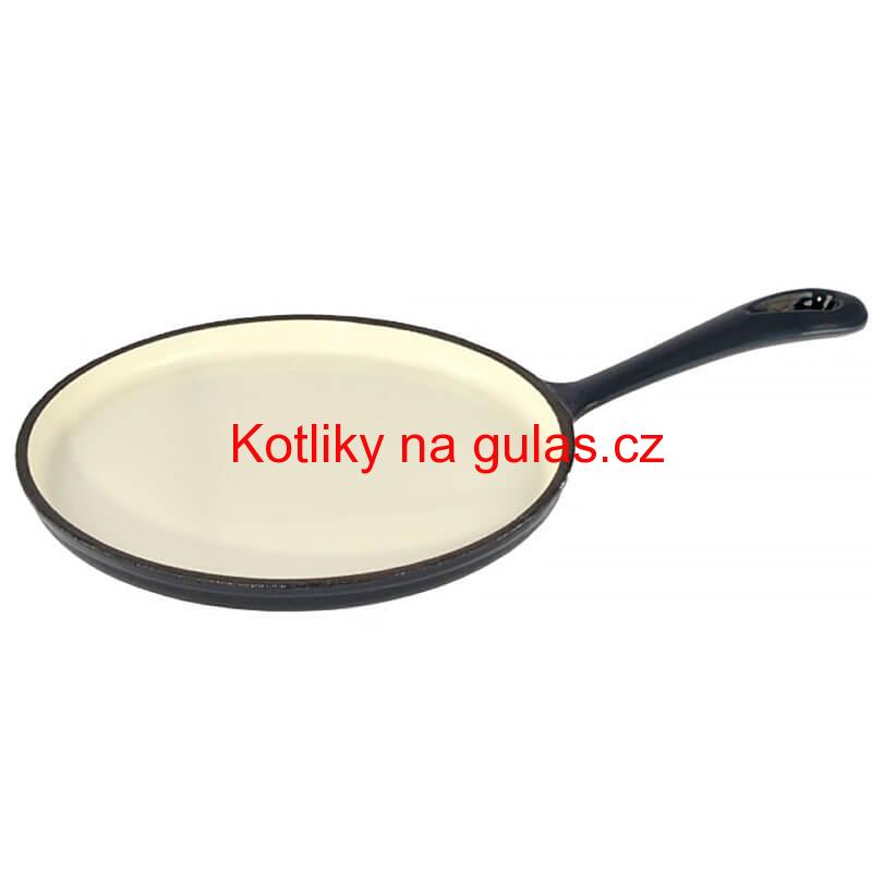 Litinová pánev na palačinky se smaltovaným povrchem 20 cm