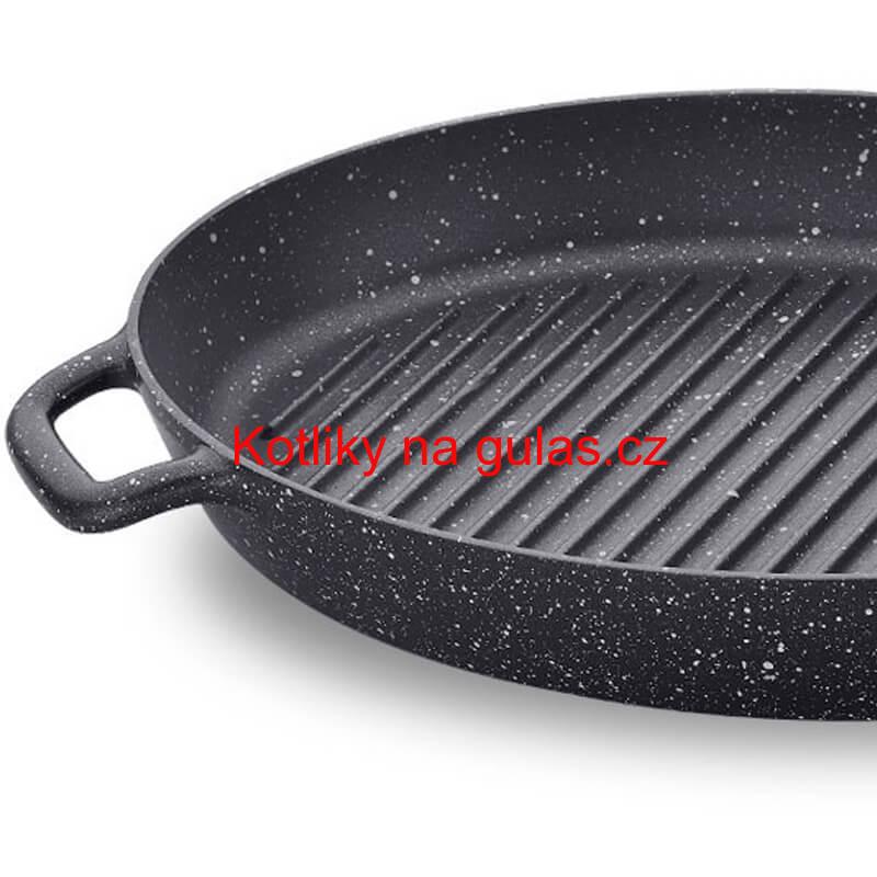 Grilovací pánev s oušky 35 x 25 Grill Plus Volkanit