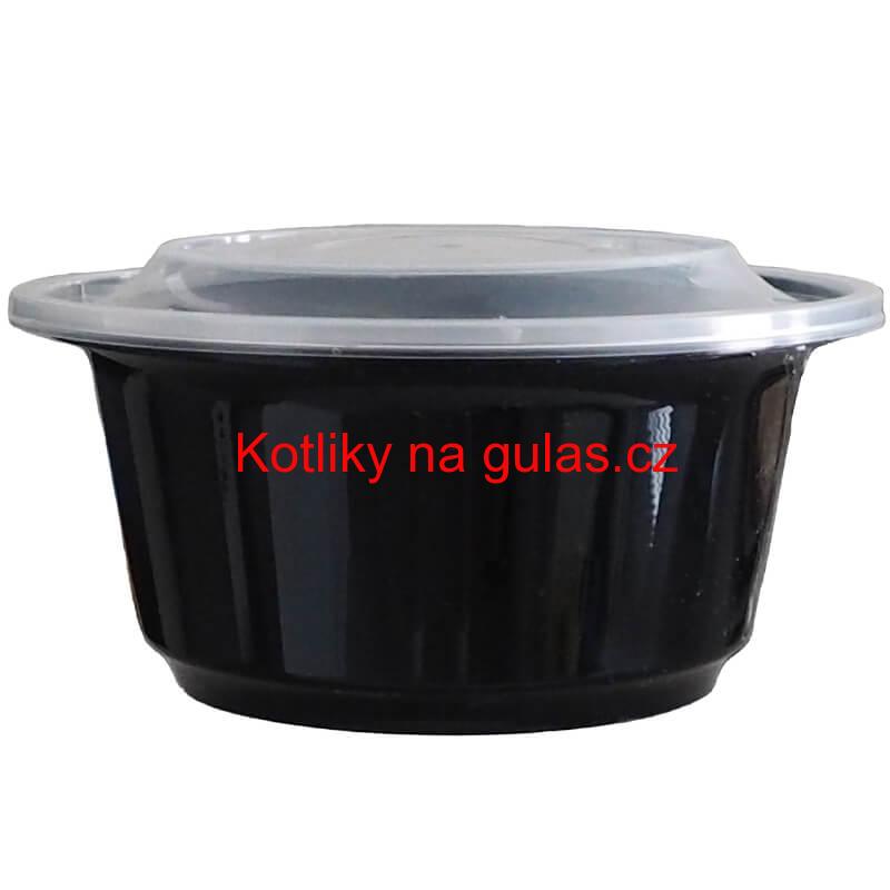 Plastový box (miska) na guláš + víčko 1000 ml