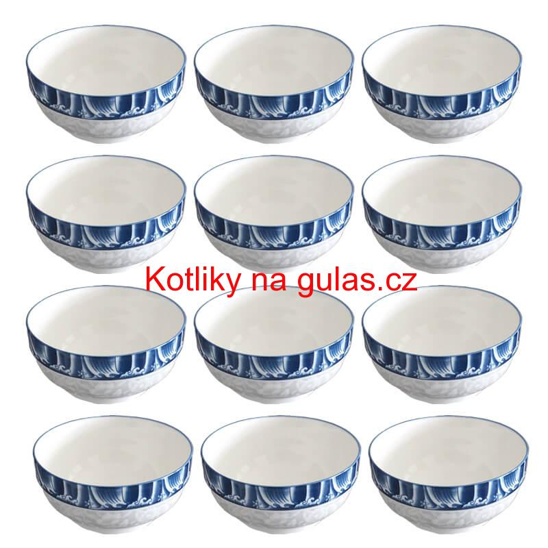 Keramické misky na servírování guláše 15 cm 12 ks