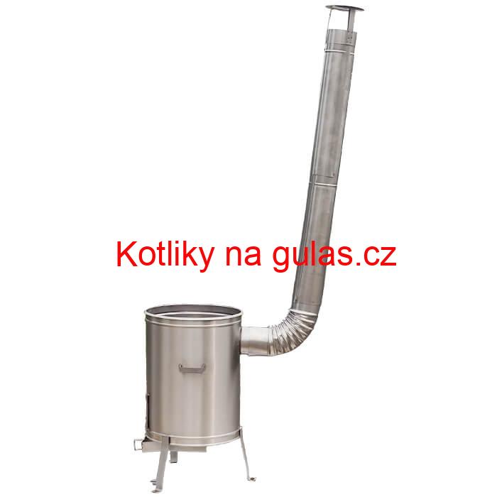 Nerezová kotlina 33 cm LUX