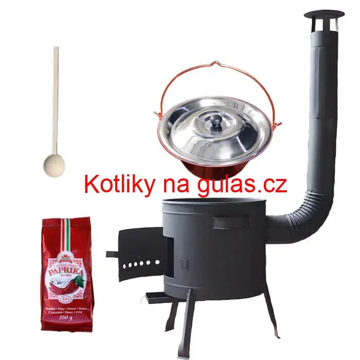 Měděný kotlík 20 L (1,2 mm) + silnostěnná (1,5 mm) žáruvzdorná kotlina BALKY STRONG 42 PLUS 600