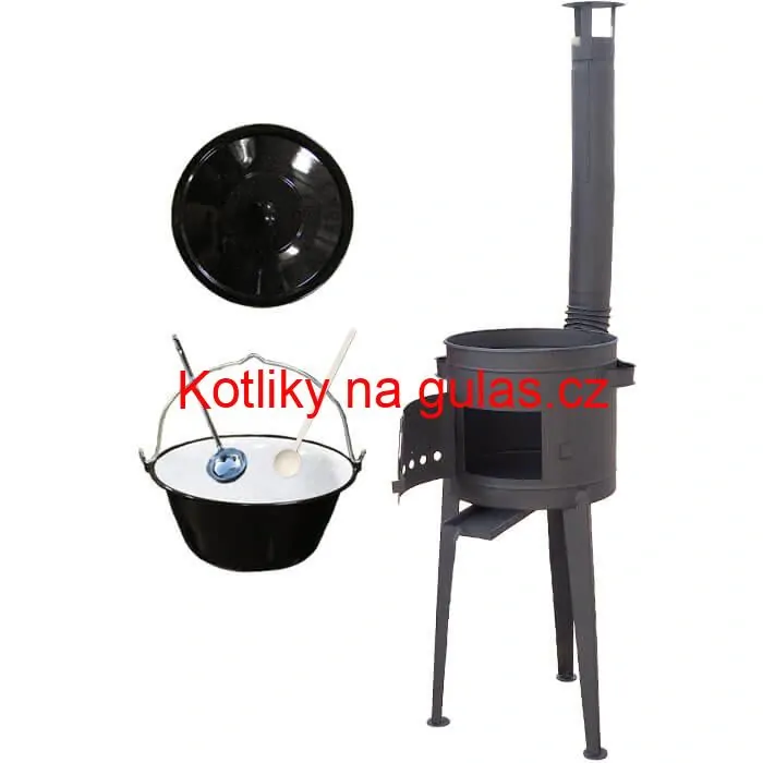 Smaltovaný kotlík 20 L (1,2 mm) + vysoká kotlina (1,5 mm) HODO 42 PLUS 600