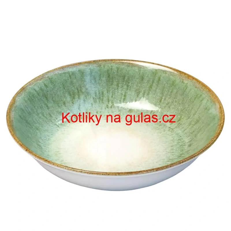 Souprava keramických talířů 18 ks GREEN