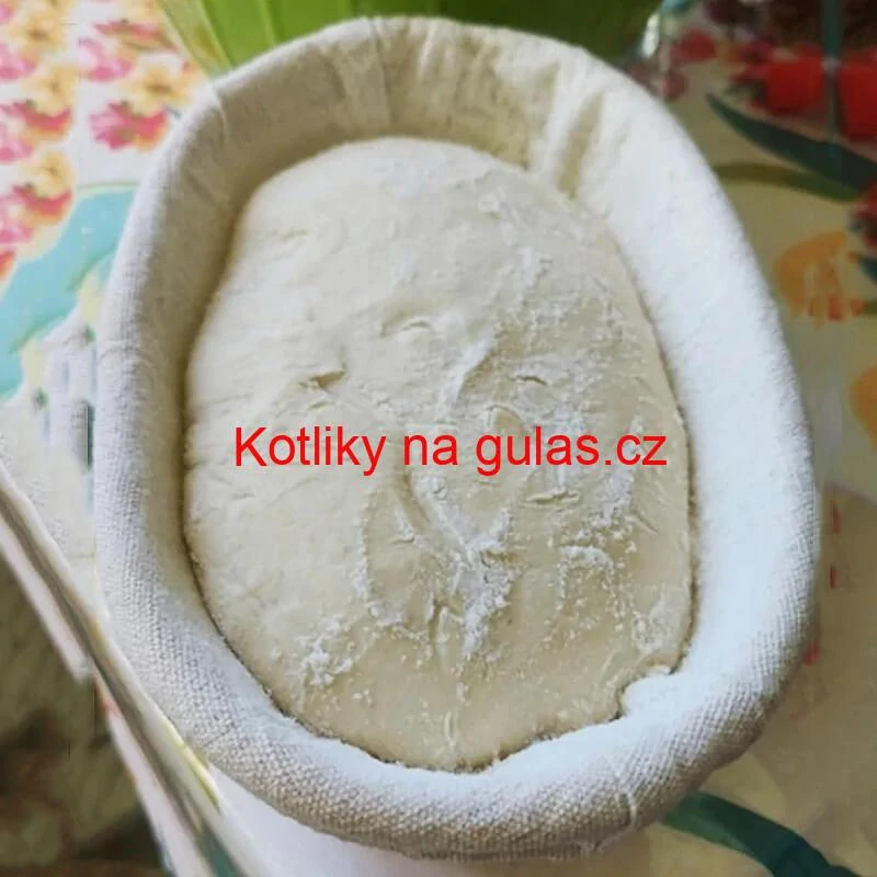 Ratanová miska na kynutí chleba – oválná