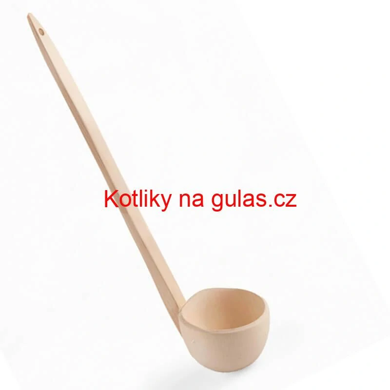 Dřevěná naběračka velká 57 cm