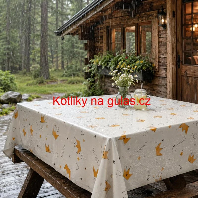 Dětský omyvatelný PEVA ubrus Prince 137 × 183 cm