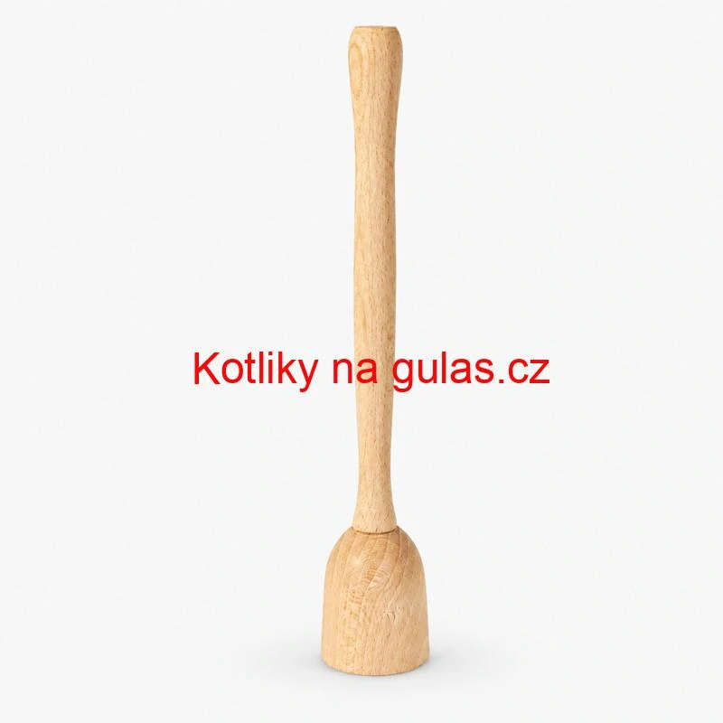 Dřevěný drtič na brambory a zeleninu 30 cm