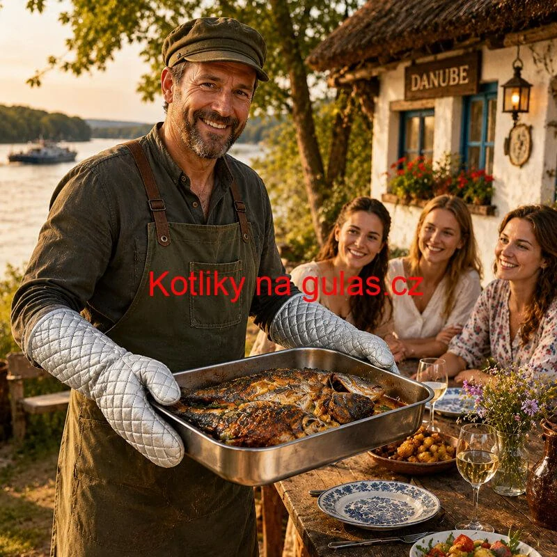 Chňapka stříbrná s dlouhým rukávem 35 cm