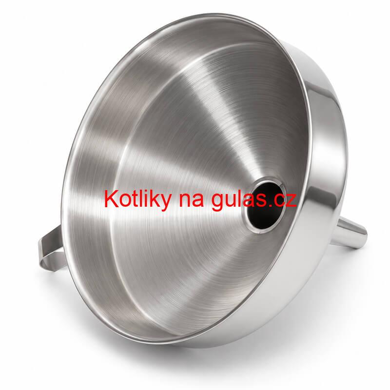 Nerezový trychtýř 16 cm