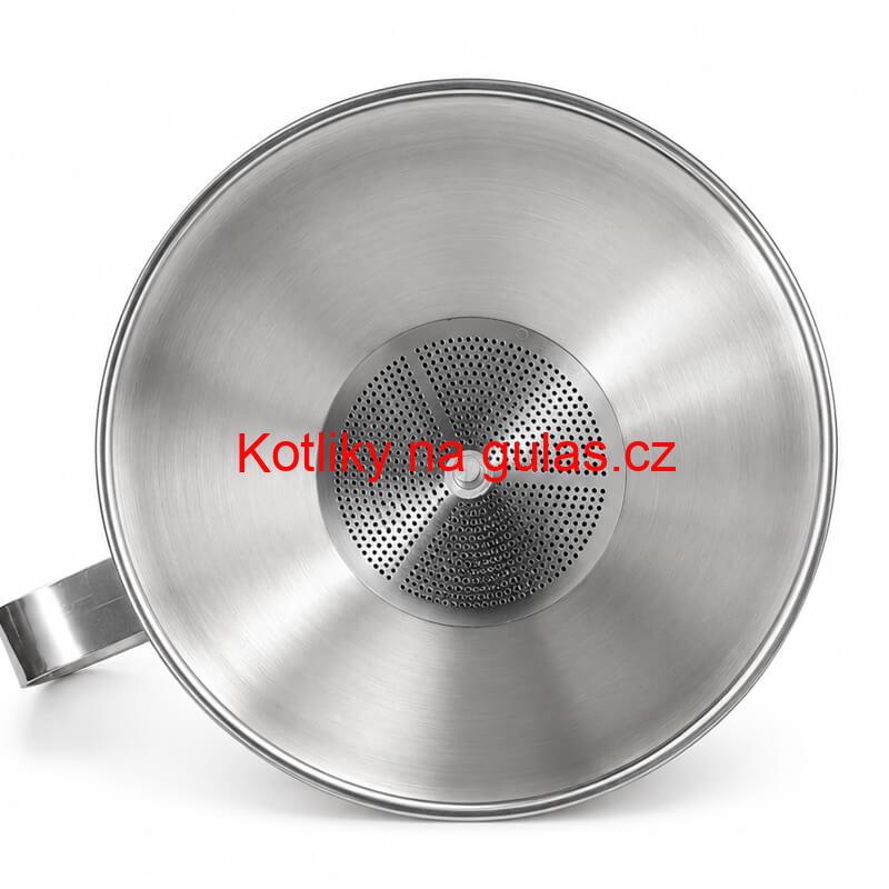 Nerezový trychtýř se sítkem 11 cm