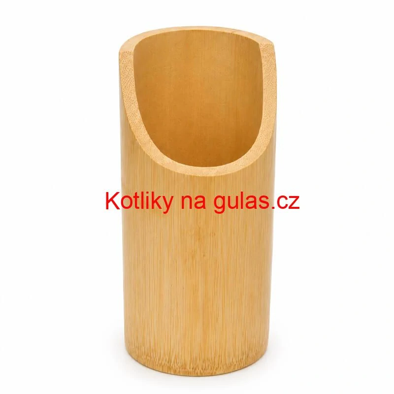 Dřevěná kuchyňská souprava se stojanem – 5 dílů