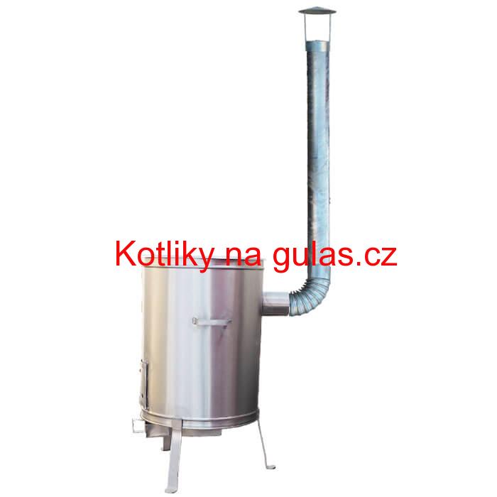 Nerezová kotlina 45 cm – Vysoká