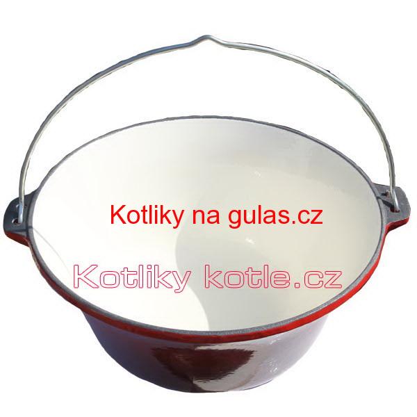 Litinový kotlík 10,8 L - smaltovaný povrch 