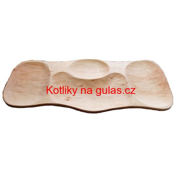 Servírovací dřevěný podnos