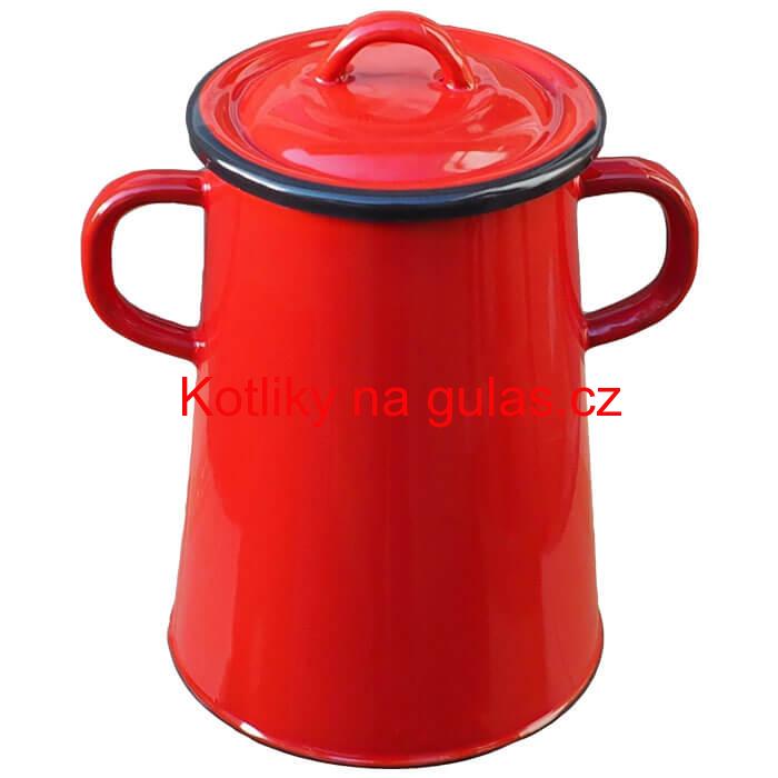 Nádoba na mast 2 L Červená