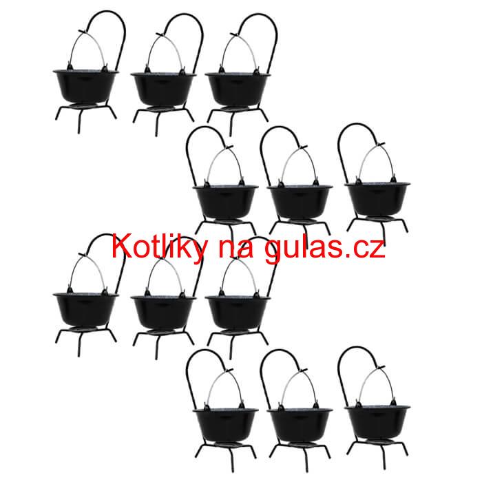 Servírovací souprava SMALT BLACK 12 ks