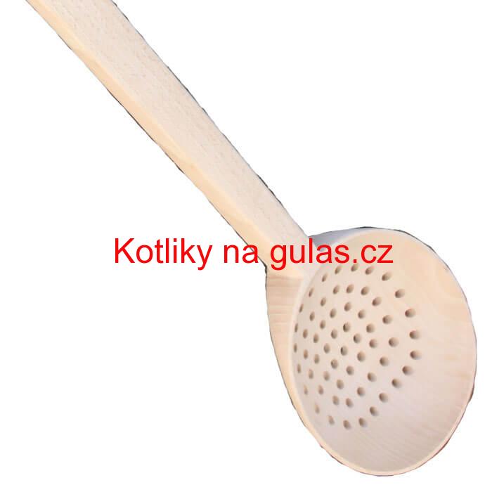 Veliká naběračka - vařečka - děrovaná