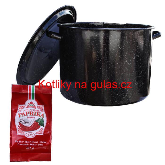 Smaltovaný hrnec 50 L + Paprika 50 g