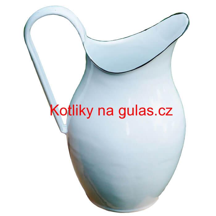 Smaltovaná konvice na vodu 2 L BÍLÁ
