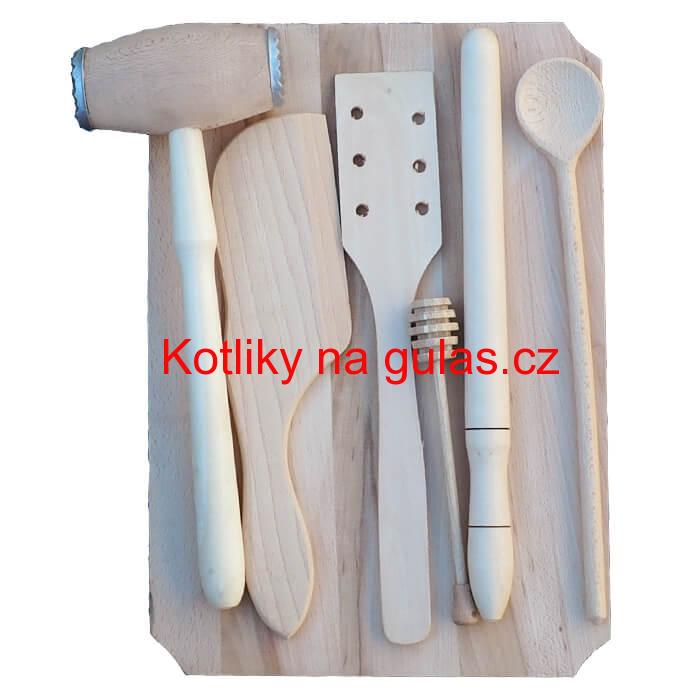 Dřevěná sada 7 ks