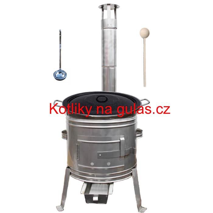 Nerezový kotel 40 L + nerezová kotlina 45 cm TOPLUX