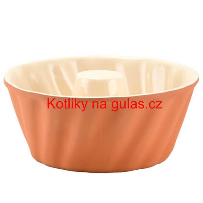 Hliněná forma na bábovku s glazurou 25 cm