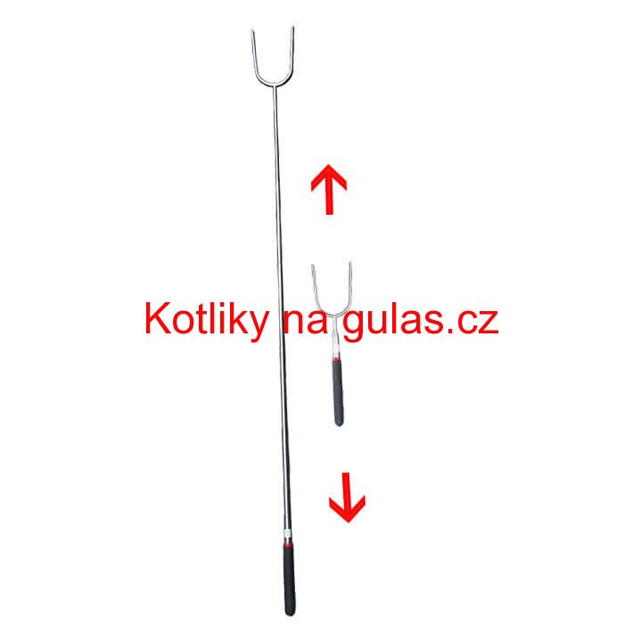 Vidlička na opékání 24,5 cm - 84,5 cm - teleskopická 1 ks