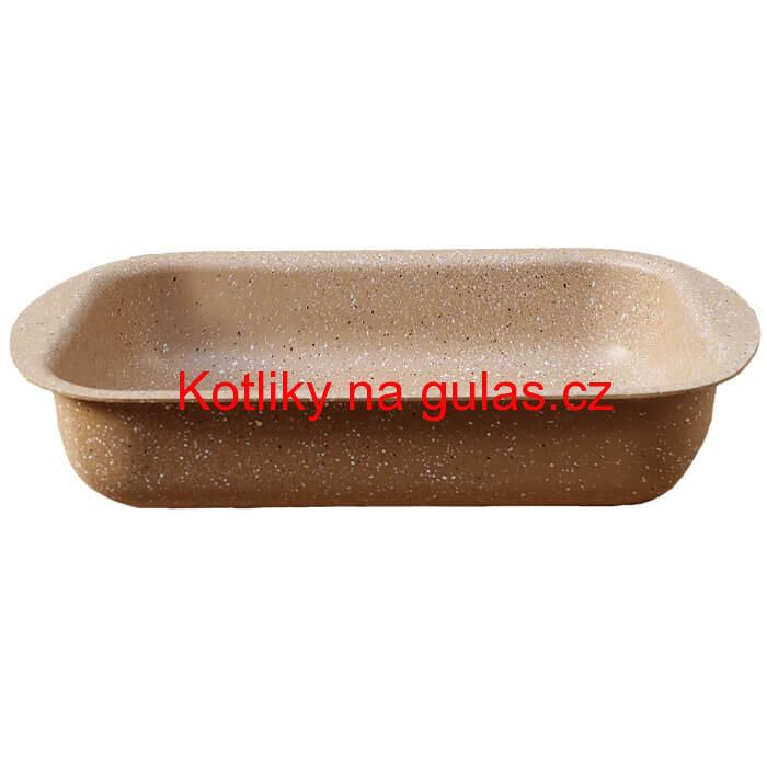 Pekáč s granitovým povrchem 29 x 20 cm hnědý Granit Line