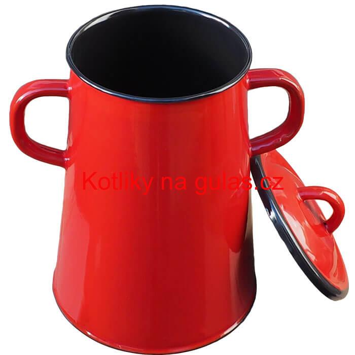 Nádoba na mast 1 L Červená