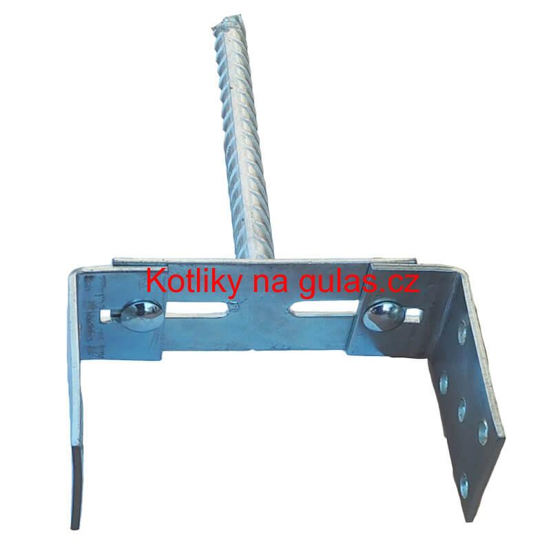 Patka zápustná, kotevní, nastavitelná 0-17 cm